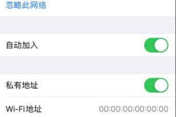 苹果手机IOS 14关闭私有地址，私有地址含义